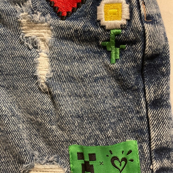 Justice x Minecraft girls shorts NWOT - Picture 5 of 9